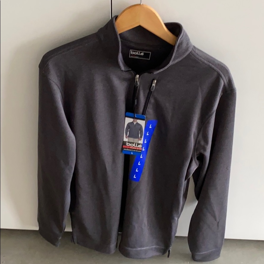 Bolle Performance Quarter Zip Gray Large
